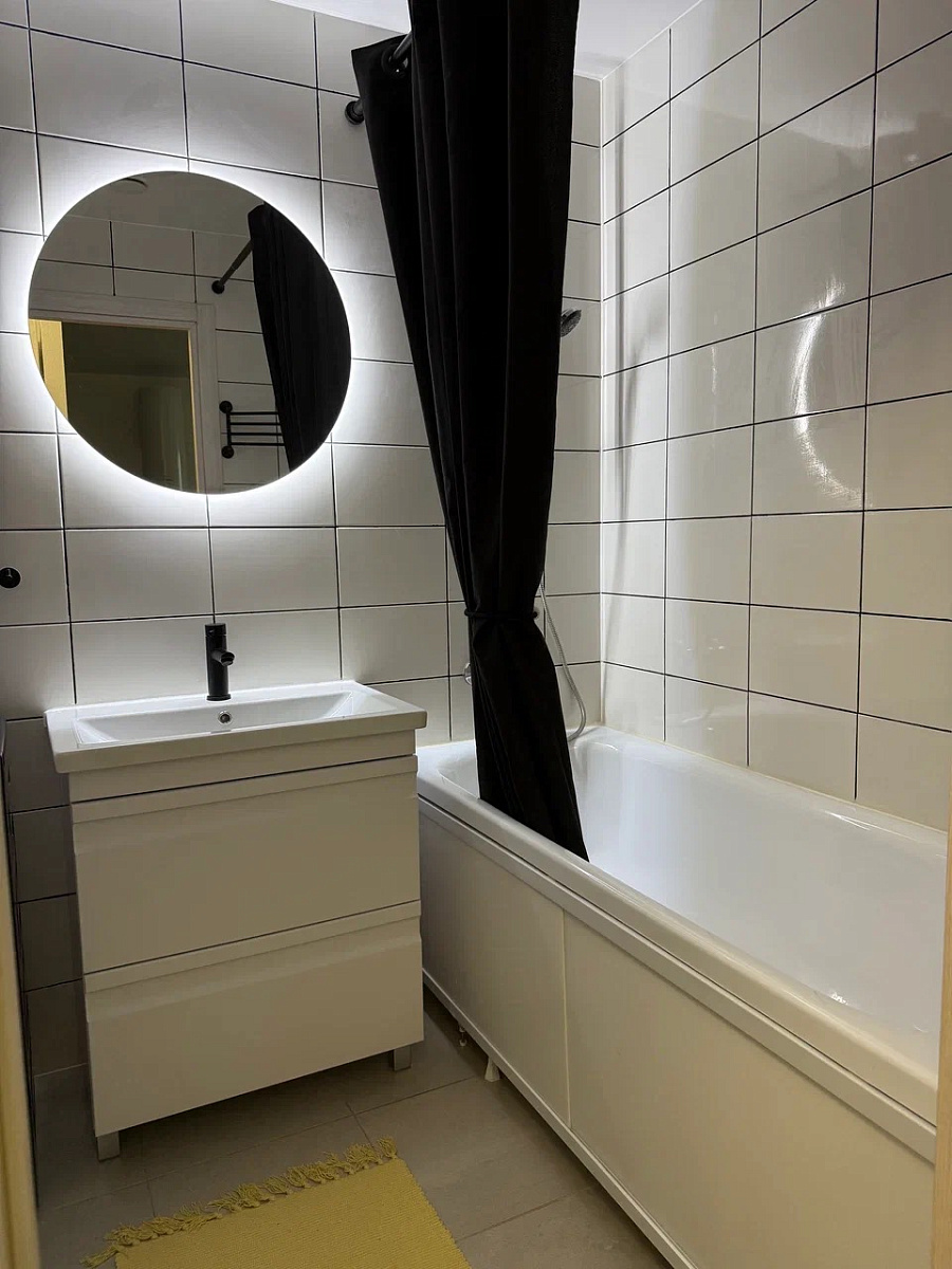 Проект «Время пить чай» с элементами стиля Сканди в ЖК «Оранж-парк» (до и после)